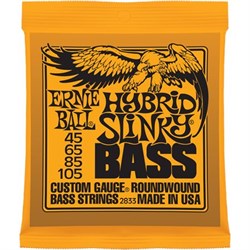 Ernie Ball 2833 Hybrid Slinky Bass 45-105 струны для бас гитары - фото 12482