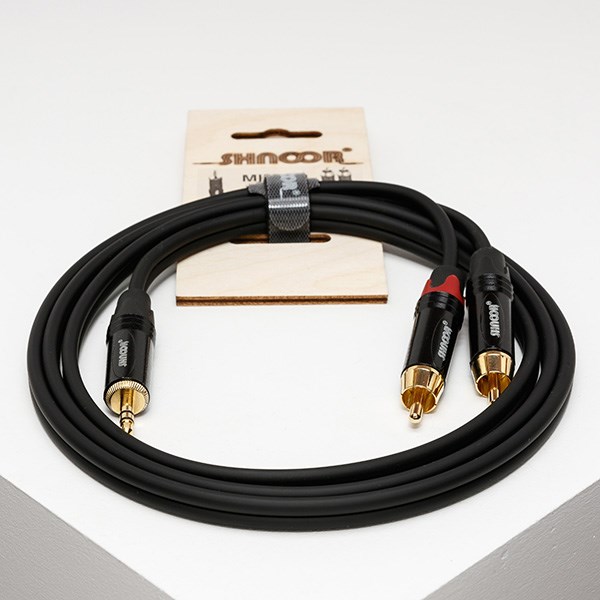 SHNOOR MJ2RCA-1,5m кабель миниджек - 2 RCA, 1,5м