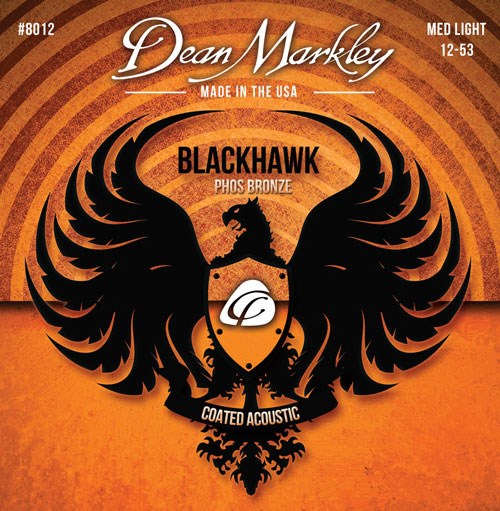 Dean Markley DM8012 Blackhawk Pure Bronze струны для акустической гитары,с покрытием, 12-53 - фото 19506