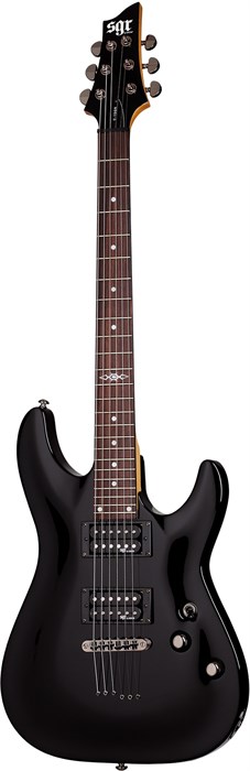 Schecter SGR C-1 BLK - электрогитара, цвет чёрный