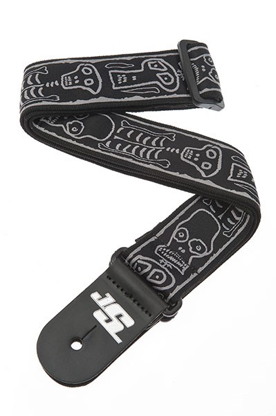 Planet Waves 50JS01 Joe Satriani Ремень для гитары, рисунок «Skull n' Bones»