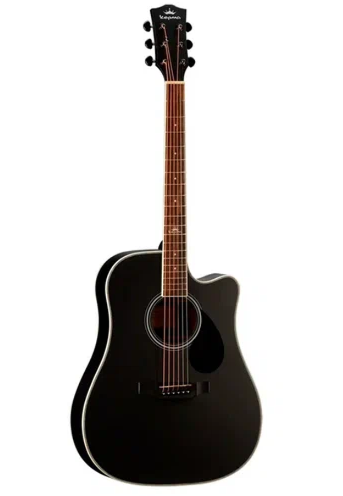 KEPMA D1C Black - акустическая гитара, цвет черный