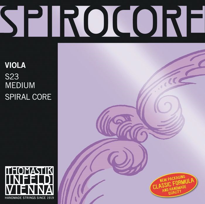 Thomastik S23 Spirocore Комплект струн для альта размером 4/4, среднее натяжение