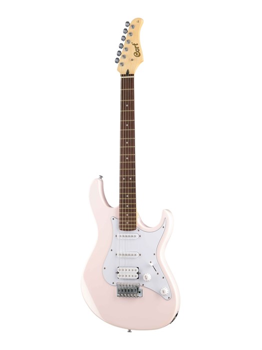 Cort G200-WBAG-PPK G Series Электрогитара, розовая, с чехлом