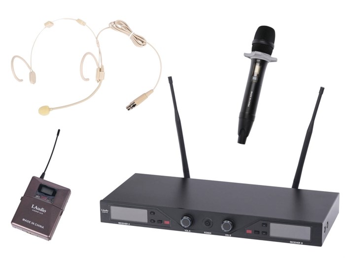 LAudio 4000-UX Беспроводная микрофонная система, ручной и головной микрофон