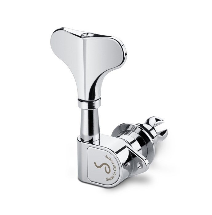 Schaller 10540212.22.70 M4 90 (Light) Комплект одиночной колковой механики для бас-гитары 3+2, хром