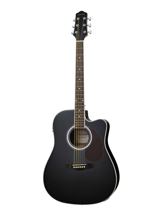 Naranda DG220CEBK Акустическая гитара со звукоснимателем, с вырезом