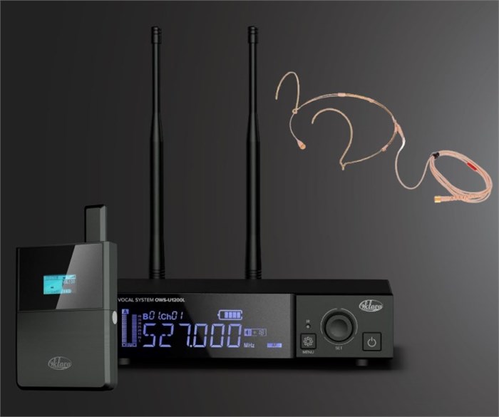 Октава OWS-U1200D01+ Беспроводная система с головным микрофоном и кейсом
