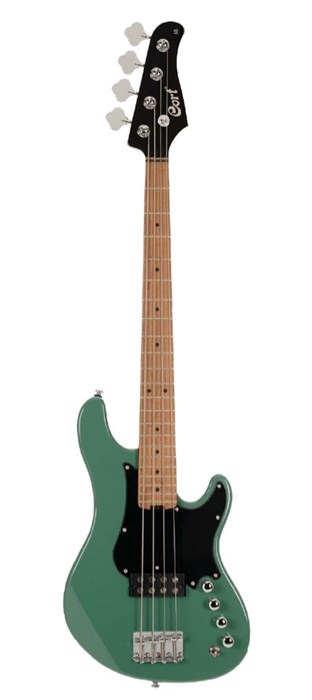 Cort GB-Short-Scale-FGR - Бас-гитара уменьшенная, зелёная