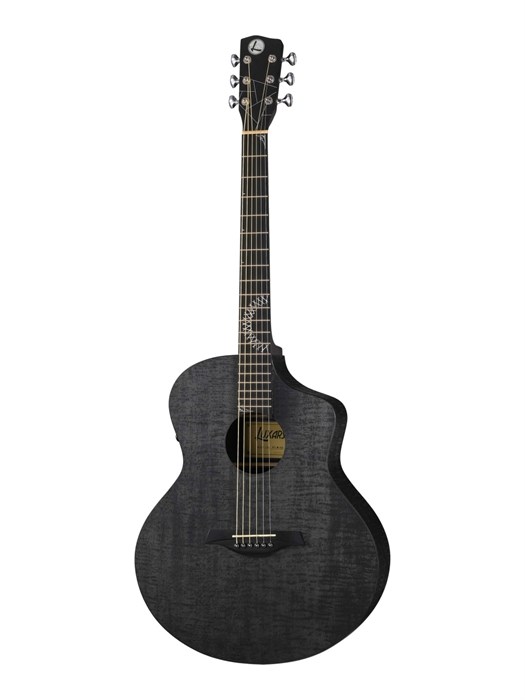 Luxars R2-M-EQ Электро-акустическая гитара, с вырезом, черная