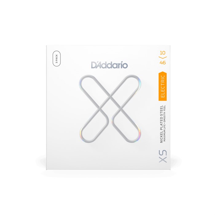 D'Addario XSE1046-3P - Струны для электрогитары, никелированные, 10-46, 3 комплекта