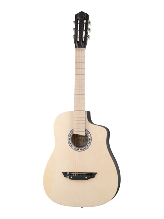 АККОРД ACD-41A-79-EC Акустическая гитара, с вырезом, цвет эбен/шампань