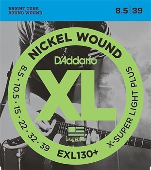 D'Addario EXL130+ Nickel wound 8.5-39 струны для электрогитары - фото 4581