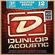 Dunlop DAP1254 струны для акустической гитары фосф.бронза Light 12-54