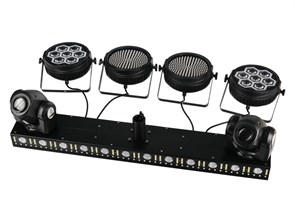 LFocus FO-1205Z-B Комплект светодиодного оборудования (5 коробок), RGBW