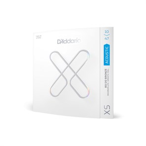 D'Addario XSABR1047-12 - Комплект струн для 12-струнной акустической гитары, бронза, 10-47