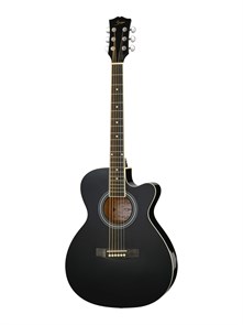 Smiger GA-H10-39-BK - Акустическая гитара, с вырезом, чёрная