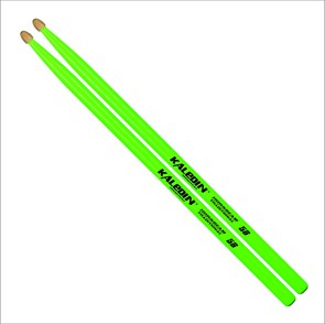 Kaledin Drumsticks 7KLHBGN5B - Барабанные палочки, граб, флуоресцентные ярко-зелёные