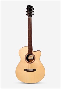 Luxars W71-N Акустическая гитара, с вырезом, цвет натуральный