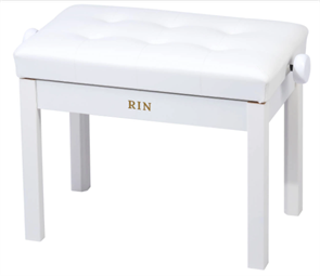 Rin LB-21WHG Банкетка, белая, искусственная кожа