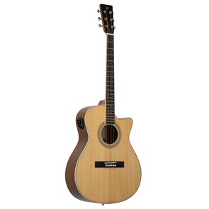 Prodipe JMFSA150CEQ Электро-акустическая гитара, с вырезом, цвет натуральный