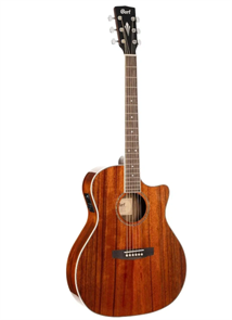 Cort GA-DAO-NAT Grand Regal Series Электро-акустическая гитара, с вырезом, цвет натуральный