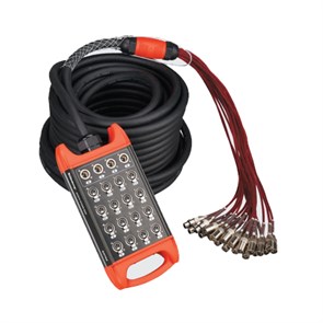 Soundking BCB405-50m Сценическая коммутационная коробка 20хXLR входов + 4хXLR выхода, 50м
