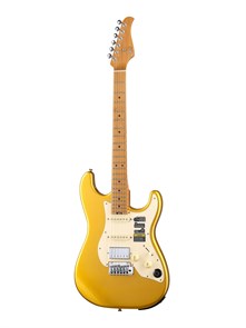 GTRS S801-Standard-801-GD Электрогитара с встроенным процессором, золотистая с чехлом