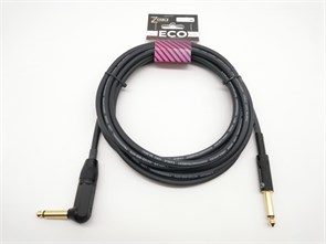 ZZcable E58-JR-J-0300-0 - Кабель инструментальный, 3м, прямой/угловой