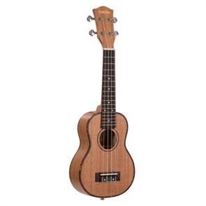 Cascha HH-2026 Mahogany Series - Укулеле сопрано, с чехлом, цвет натуральный