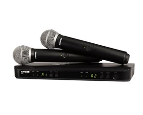Shure BLX288E/PG58-M17 Беспроводная микрофонная система, 2 ручных передатчика, 662-686 МГц,