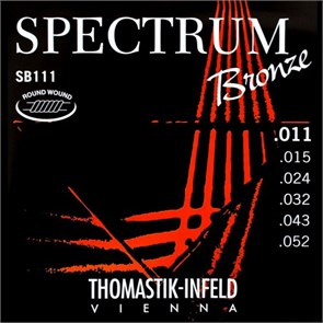 Thomastik SB111 - Комплект струн для акустической гитары, сталь/бронза, 011-052