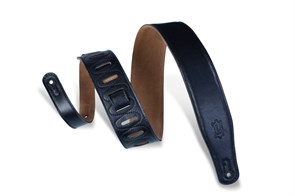 Levy's M26GF-BLK - Ремень для гитары, кожаный, чёрный