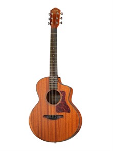 Caraya D-36S-ALL-MAH Электро-акустическая гитара, коричневая с чехлом