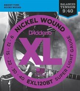 EXL120BT NICKEL WOUND, 09-40 D`Addario