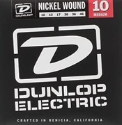 DEN1046 никелированные, Medium, 10-46, Dunlop