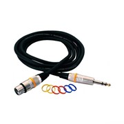 Микрофонный шнур XLR- стереоджек Rockcable RCL30385 D6 M