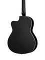 Caraya C931-BK Акустическая гитара, с вырезом, черная 4336 - фото 18245