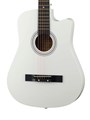 Foix FFG-38C-WH-M - акустическая гитара, с вырезом, цвет белый 5688 - фото 28172