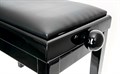 Rin HY-PJ018A-GLOSS-BLACK - банкетка, черный/черный, кожзам 5723 - фото 28270