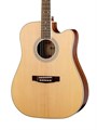Cort PURE-DCF-NS-WBAG - электро-акустическая гитара, с вырезом, с чехлом 5796 - фото 28627