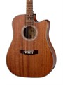 Cort PURE-DCMF-NS-WBAG электроакустическая гитара, с чехлом 6159 - фото 30818