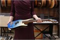 FLIGHT Mini Bass TBL - бас-гитара уменьшенная, цвет transparent blue, чехол в комплекте 6095 - фото 31211
