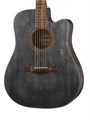 Magna MD-03 - акустическая гитара, с вырезом, черная 6366 - фото 31660