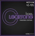 Cleartone 6445 - Комплект струн для бас-гитары, никелированные, с покрытием, 45-105
