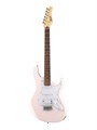 Cort G200-WBAG-PPK G Series Электрогитара, розовая, с чехлом