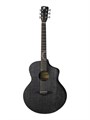 Luxars R2-M-EQ Электро-акустическая гитара, с вырезом, черная