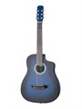 АККОРД ACD-41A-79-BL Акустическая гитара, с вырезом, синий санберст