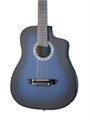 АККОРД ACD-41A-79-BL Акустическая гитара, с вырезом, синий санберст 7526 - фото 38075