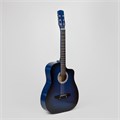 АККОРД ACD-41A-79-BL Акустическая гитара, с вырезом, синий санберст 7526 - фото 38081
